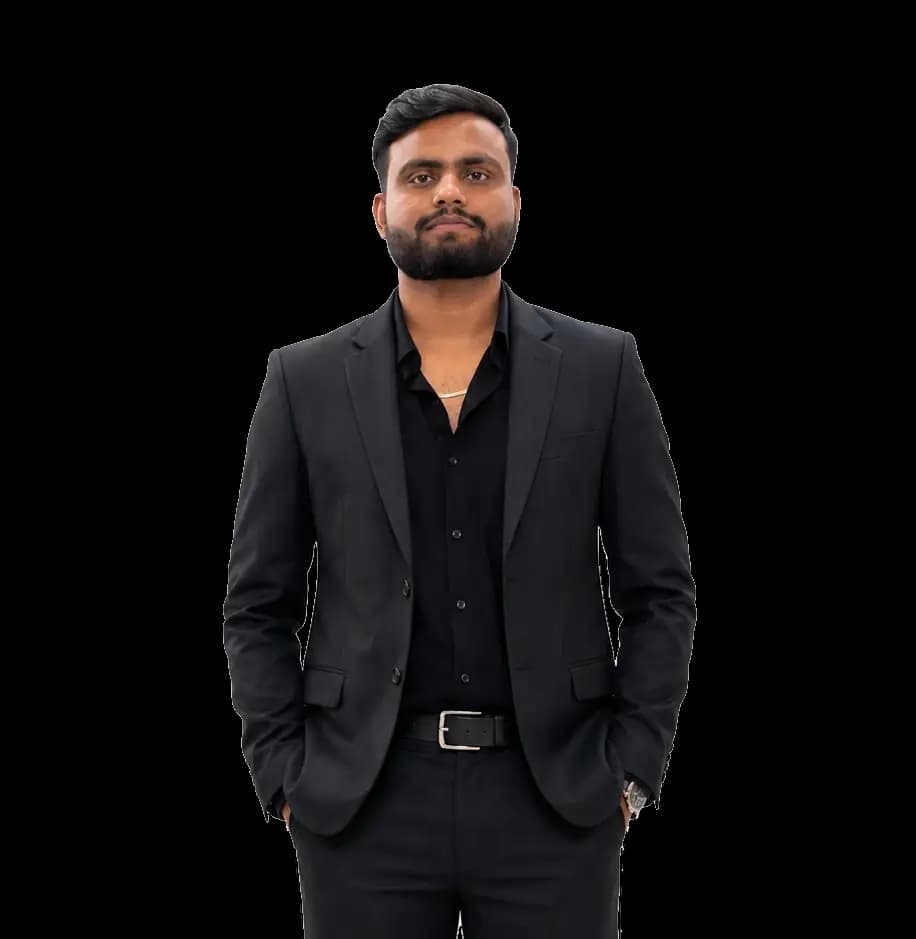 Focused UPSC student holding books